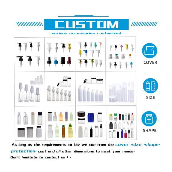 OEM 100ml Plastic Packaging Bottles For Personal Care Sanitizer