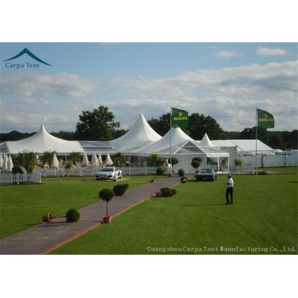 Easy Set Up Large Mixed Outdoor Party Tents With Grass Floor Over 300 People