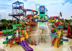 China Water House Aqua Playground , SZ-9 Huge Aquatic Playground Equipment wholesale
