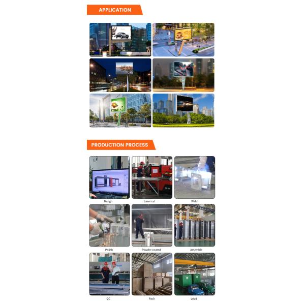 Custom High end design IP65 waterproof P6 8000nits led billboard display outdoor led billboard