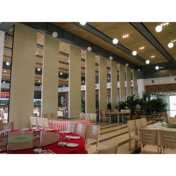 Melamine Office Partition Walls , Sliding Door , Conference Room Movable Walls