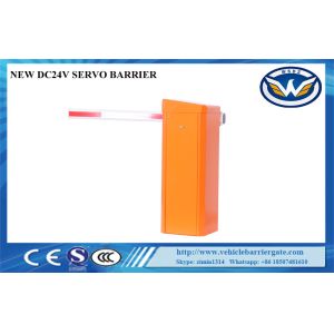 IP54 Parking Gate Barrier , Automatic Parking Gate Backup Battery 24VDC Servo