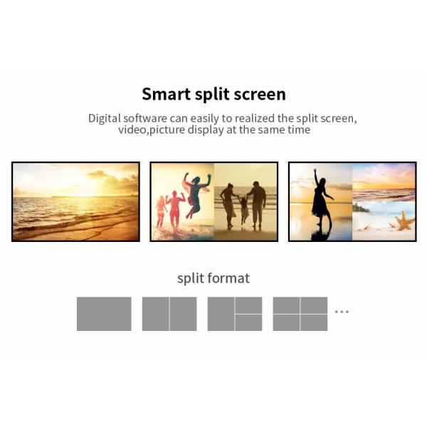 FHD Roof Mount Aluminum Shell Bus LCD Advertising Player With CMS Software