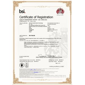 Coco International Dental Group Certifications