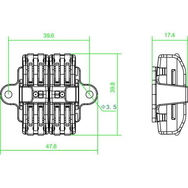 Fast Wiring 0.08mm² Fixed Terminal Block Wire Connector