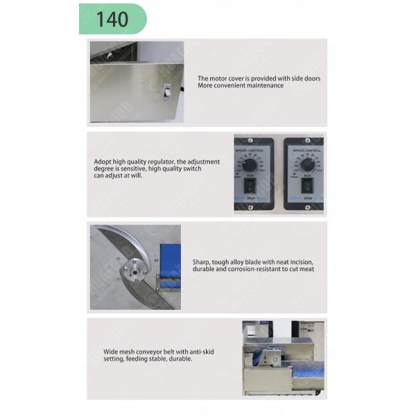 400kg/H Industrial Onion Cutting Machine 304 Stainless Steel Potato Cutter