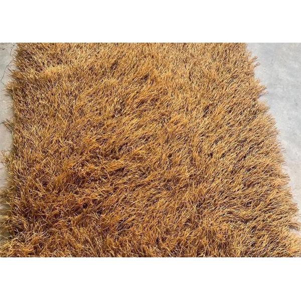 120mm Durable Polyethylene Synthetic Thatch Roof Lightweight Artificial Thatch Roof With Withered Color