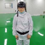 Face Recognition 14μm Smart Temperature Measuring Helmet