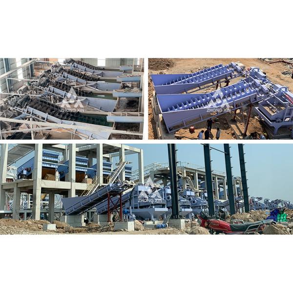 Large Capacity Spiral Sand Washer Machine For Construction