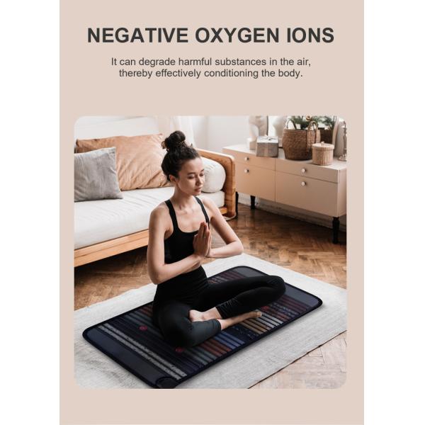 PEMF Tourmaline Stone Heating Pad Far Infrared PEMF Mat One Zone