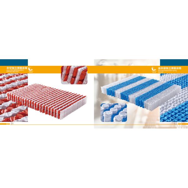 Pocket Bonnell Spring Mattress , High Elasticity Bonnell Memory Foam Mattress