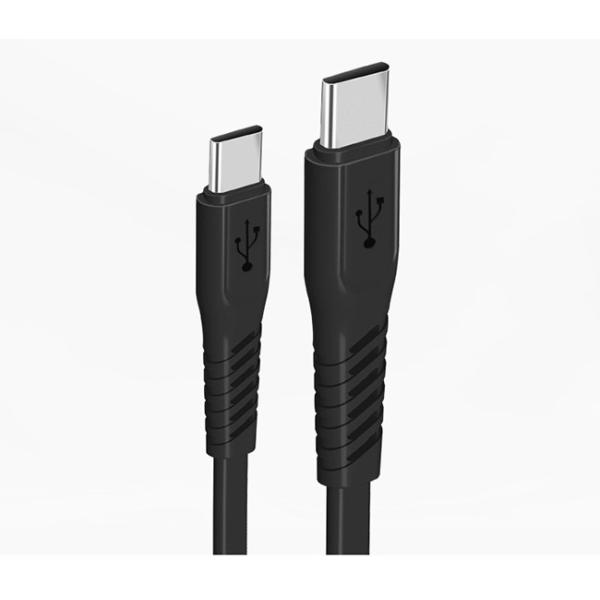 USB2.0 USB PD Cable C Male To C Male TPE Material 15cm 60cm 1m