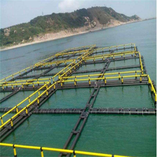 Flexibility Floating Fish Cage Light Weight Abrasion Resistance Smooth Surface