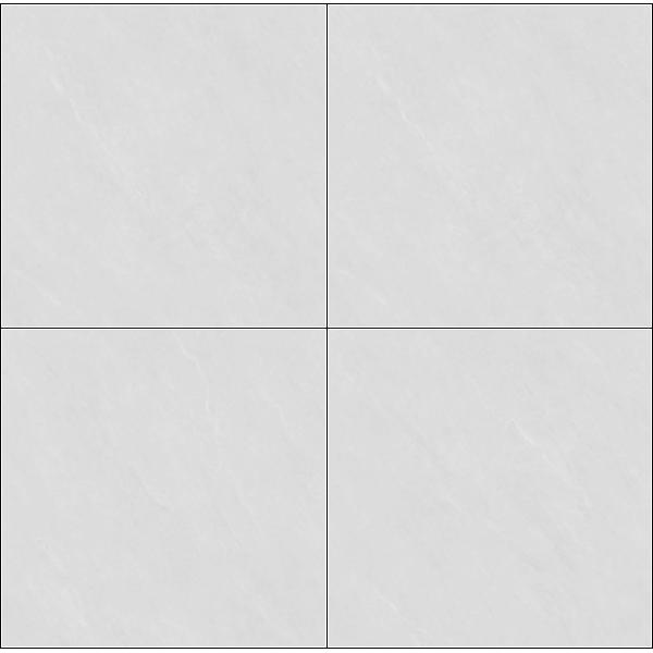 Light Gray 800x800mm Marble Polished Glazed Porcelain Tiles For Balcony Acid-resistance