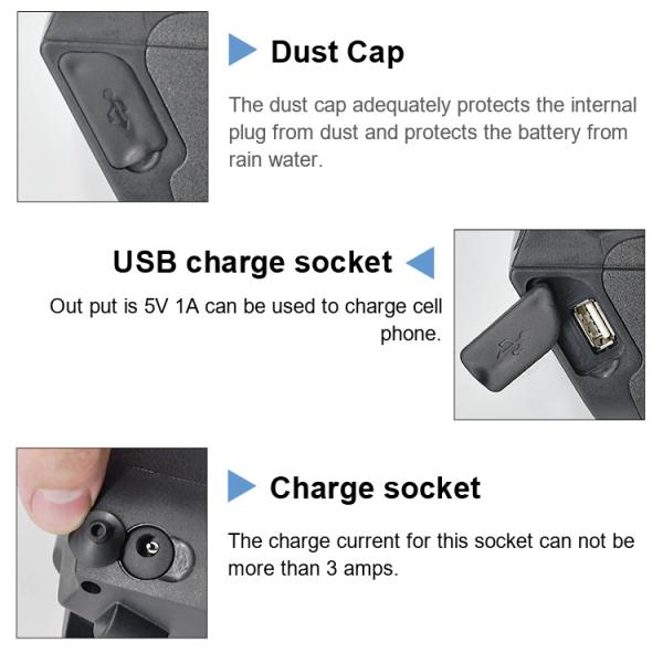 Hot Sale Dorado Battery Electric 36V48V10ah 12ah 17.5ah Electric Bicycle Lithium Battery