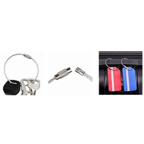Cable Loop Key Ring