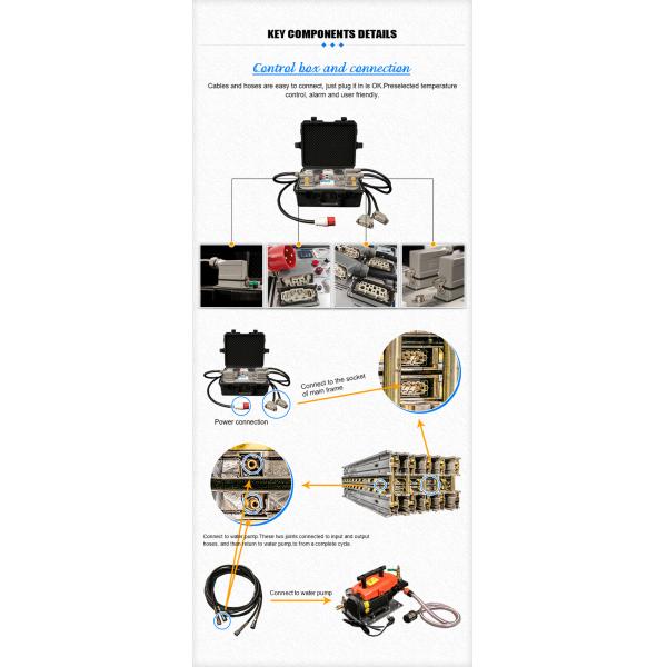 Combined Type Conveyor Belt Splicing Vulcanizing Press Machine For Repairing Conveyor 0