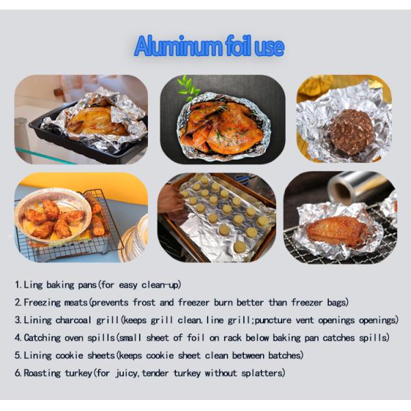 Customized Width and Logo Aluminium Foil Pop Up Sheets for Convenient Food Packaging
