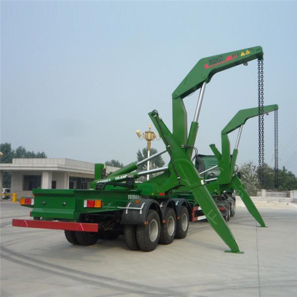 Steel 3 Axles 14.1*2.5*4m Shipping Container Side Loader