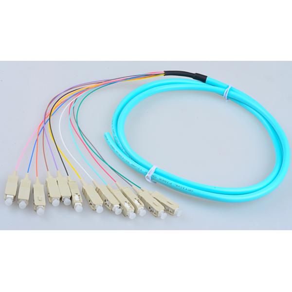 OM3 Fiber Optic Conector Pigtail Patch Cord Fanout 50/125 3m SC Type