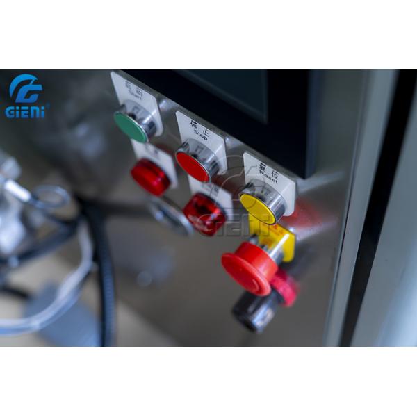 Vertical 1ml -15ml Lip Gloss Tube Filling Machine Semi Autoamtic 20L Tank