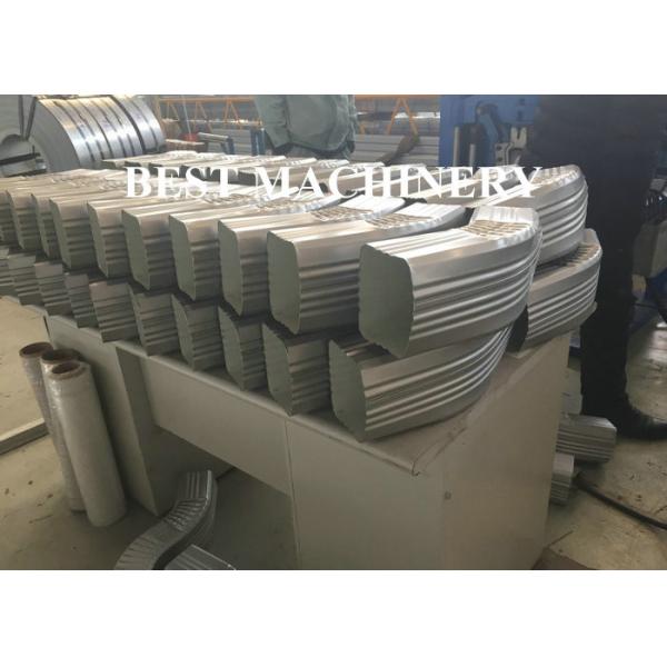 Germany Steel Profile Soffit Panel Pipe Type Down Spout Roll Forming Machine