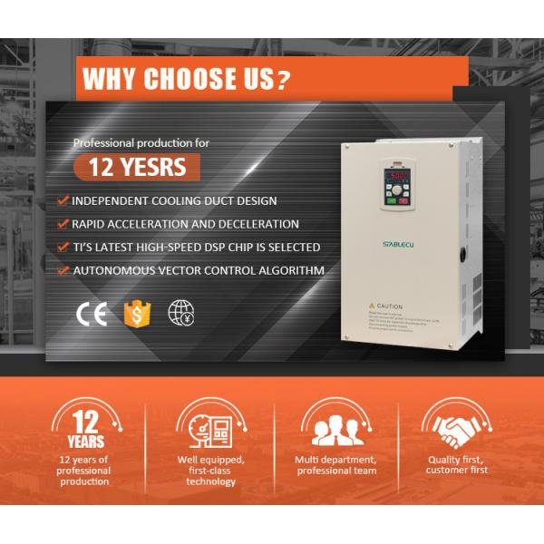 380V Three Phase Pump Frequency Inverter 45KW To 55KW