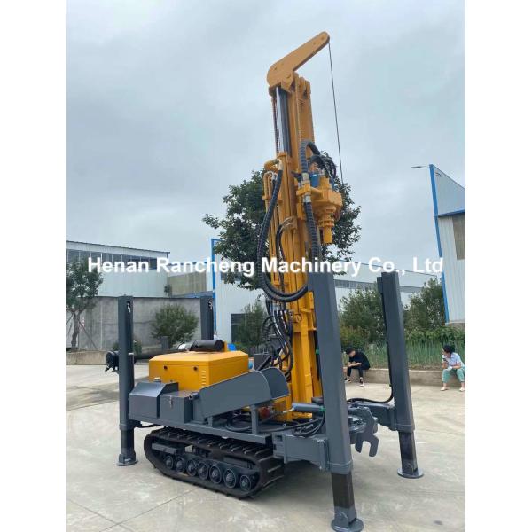 58KW Diesel Hydraulic Drilling Machine For 200m Water Wells With 5T Lift