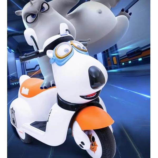 6v Electric Motorcycle Cars with Music and Lights G.W. N.W 9.6/7.45kg Plastic Type PP