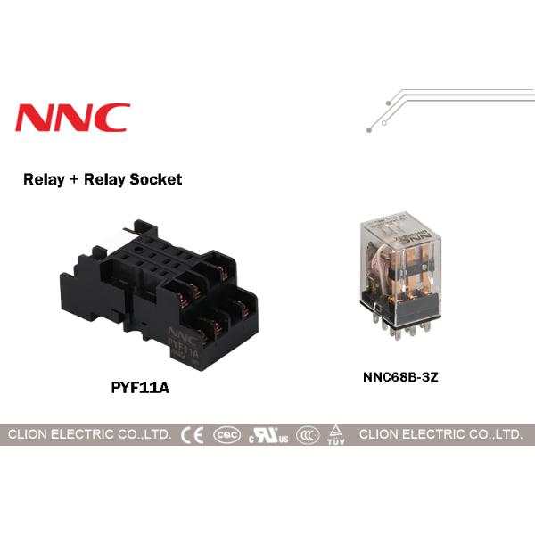 NNC Relay Socket PYF11A Series applied for HHC68B/MY3/JQX-18F/HH53P Relay