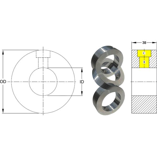 Forged Nickel Alloy Flanges Lap Joint Type Bleed Drip Vent Ring High Strength