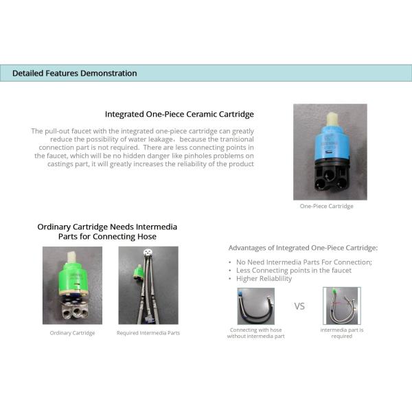 Kitchen Infrared Sensor Water Tap Ceramic Drip Free Cartridge Smart Sink Faucet