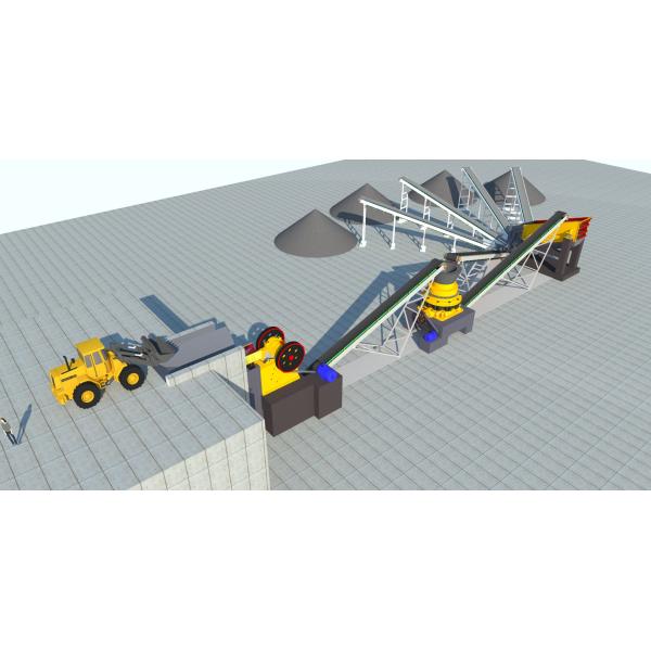 B650 Mobile Crusher Station 650mm Sand Conveyor System Belt Conveyor Ore