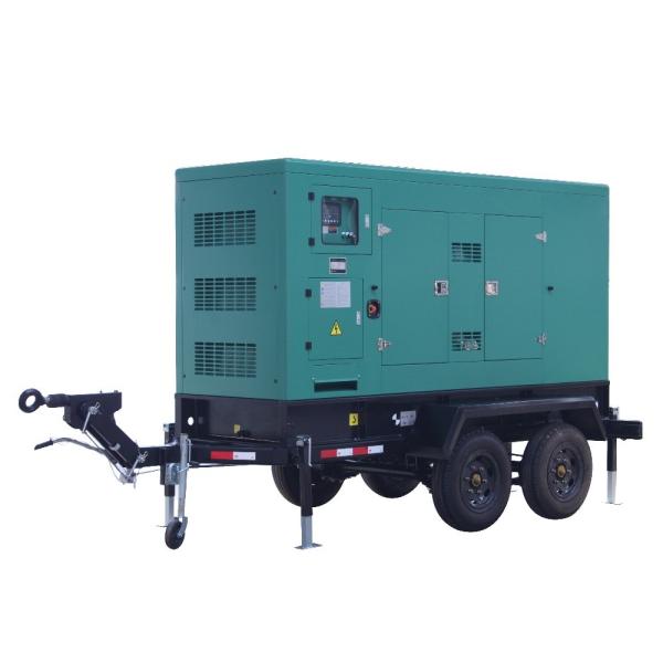 460KW 575KVA Silent Trailer type Diesel Generator Sets With Cummins KTAA19-G6 Engine