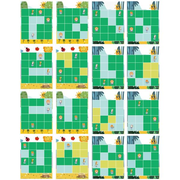 Montessori 3D Unisex Memory Match Puzzle Game Chess Toy