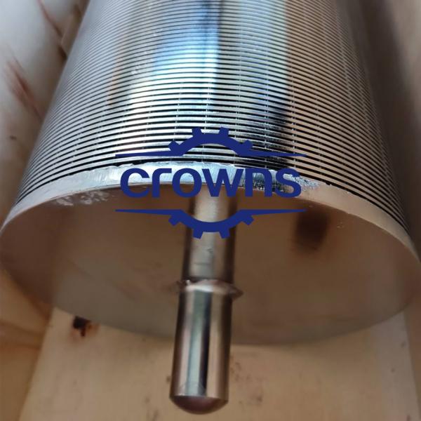 Stainless Steel Durable Wedge Wire Rotary Drum Fish Barrier Screens wedge wire screen