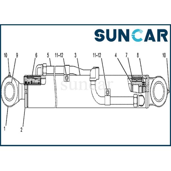 C.A.T 306 306E Mini Excavator CA3750749 375-0749 3750749 Bucket Hydraulic Cylinder Repair Seal Kit