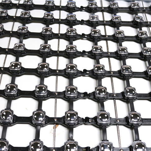 flexible led mesh curtain p55mm