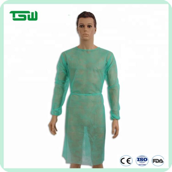 Laboratory cleanroom PP / SMS Disposable Isolation Gowns