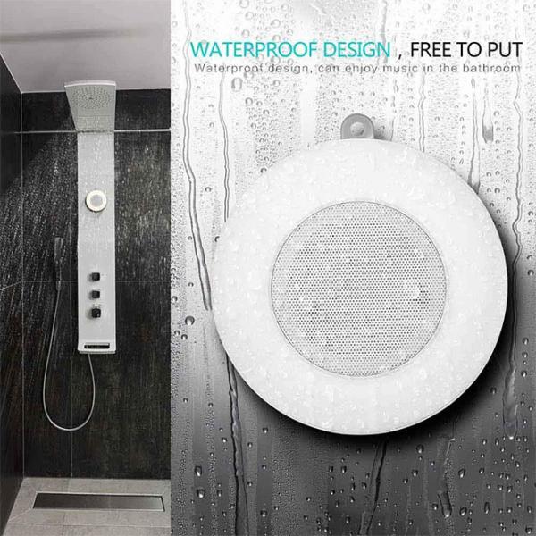 Outdoor Waterproof LED Light Bluetooth Speaker Touch Sensitive For Swimming Pool