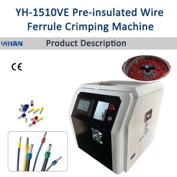 Powerful Pre-insulated Wire Terminal Stripping Crimping Number Tube Inserting Machine