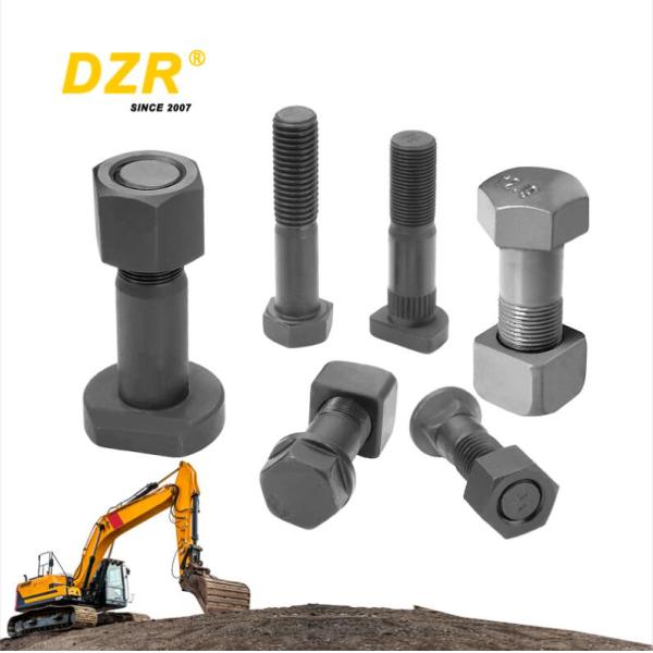 Grade 12.9 Excavator and Bulldozer Sprocket Segment Bolt Nut from Manufacturing Plant