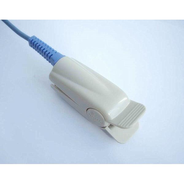 ISO13485 Medical 11 Pin Reusable Spo2 Sensors Plastic Grey Or Blue Wire
