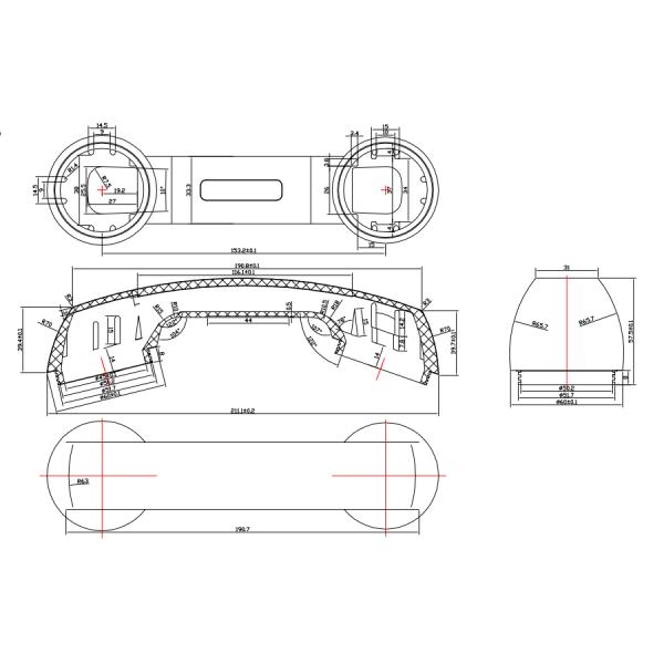 Anti Vandal Black Phone Handset With Switch for Prison Phone