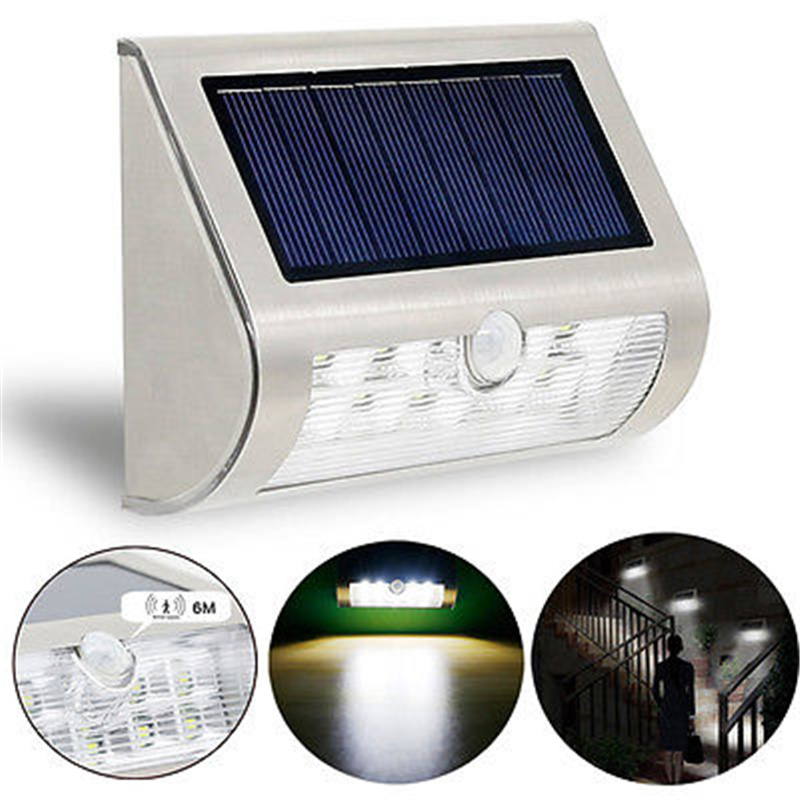 ABS PV Hollow Carved Wall Mounted Solar Wall Light 120*85*38mm