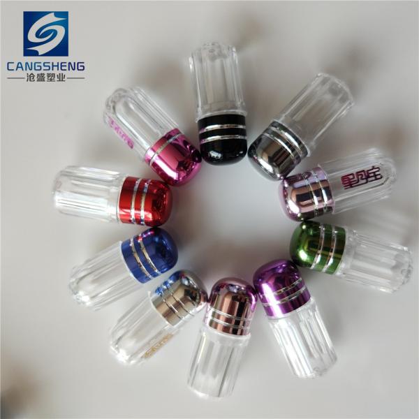 12mm Small Plastic Pill Containers 2g For Single Capsule
