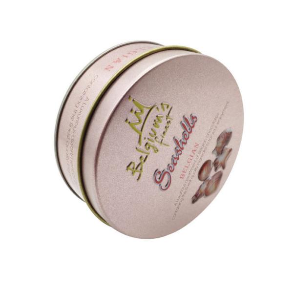 SGS Easy Carry Moon Cake Iron Tin Cookie Box Food Safe