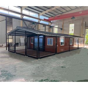 Mobile 20ft 40ft Shipping Container House Luxury With Terrace
