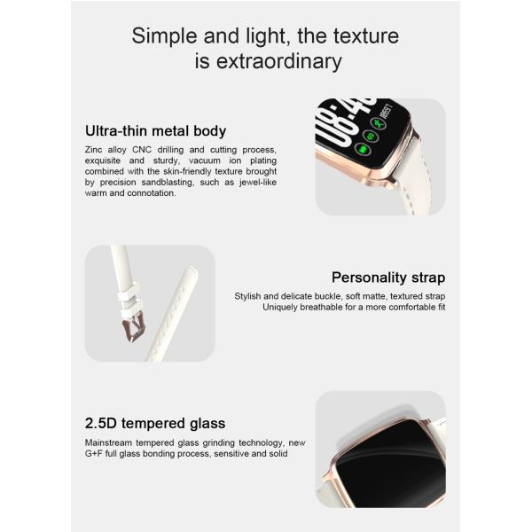 M10smart watch Full Touch Screen Watch BLE Realidad Virtual Smart Heart Rate Wristband 170mAH