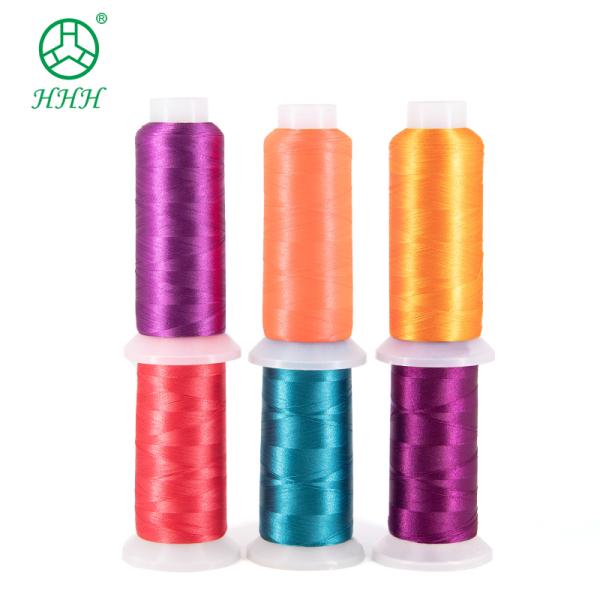 High Tenacity 120d/2 100% Viscose Rayon Embroidery Thread for Embroidery Machine Needs